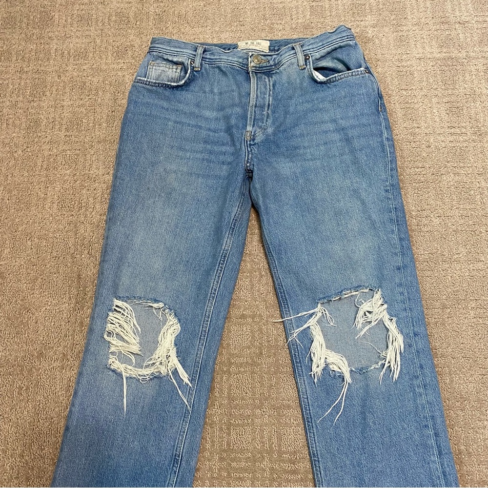 {We The Free | Free People} Distressed Maggie Jeans ~ Size 29 - Picture 5 of 16
